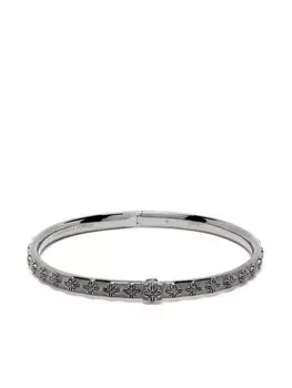 Браслет-бэнгл с бриллиантами Shamballa Jewels, серебряный