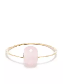 Браслет-бэнгл с камнем Jil Sander, золотой