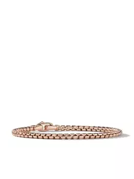 Браслет Box Chain из розового золота David Yurman, розовый
