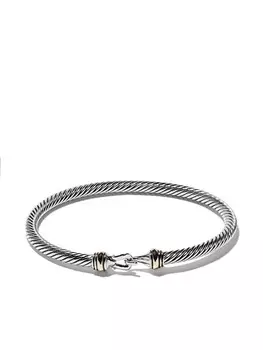 Браслет Buckle из желтого золота и серебра David Yurman, серебряный