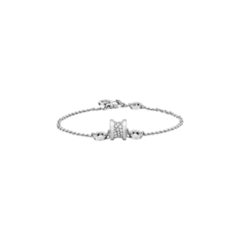 Браслет Bulgari B.zero1 из белого золота с бриллиантами