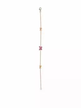 Браслет Butterfly из желтого золота с рубинами Pragnell, золотой