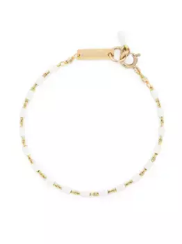 Браслет Casablanca с бусинами ISABEL MARANT, белый