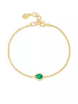 Браслет-цепочка DOWER AND HALL Pear, золотой