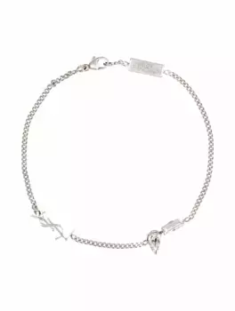 Браслет-цепочка OPYUM CHARM Saint Laurent, серебристый