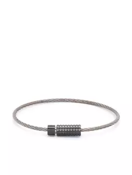 Браслет-цепочка с звеньями кабеля Le Gramme, серебряный