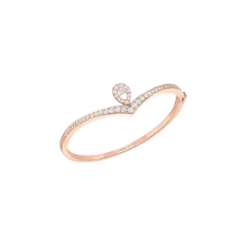 Браслет Chaumet Josphine aigrette из розового золота с бриллиантовым паве