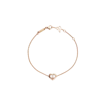 Браслет Chopard Happy diamonds icons из розового золота с бриллиантами