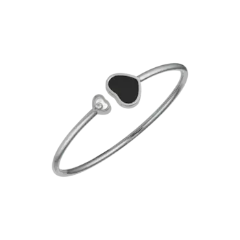 Браслет Chopard Happy Hearts - Браслет, белое золото, бриллиант, оникс