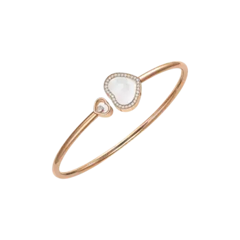 Браслет Chopard Happy Hearts - Браслет, розовое золото, бриллианты, перламутр