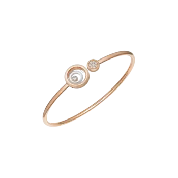 Браслет Chopard Happy spirit из розового и белого золота с бриллиантами