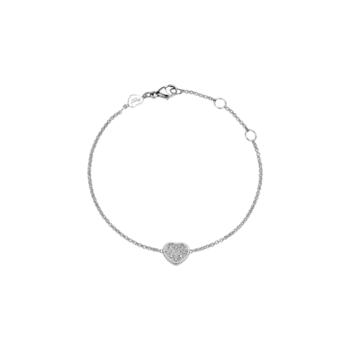 Браслет Chopard My happy hearts из белого золота с бриллиантами