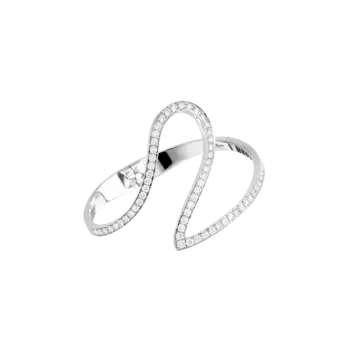 Браслет Dada Arrigoni Ivy из белого золота с бриллиантами