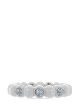 Браслет Dama из белого золота с бриллиантами Roberto Demeglio, белый