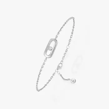 Браслет детский Messika Care(S), белое золото/бриллианты