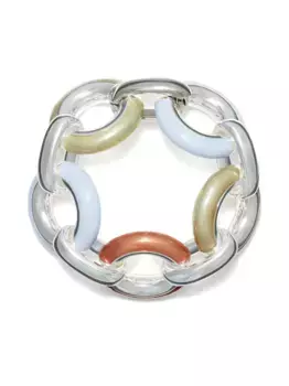 Браслет Donut Tory Burch, серебяный