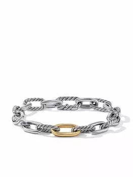 Браслет DY Madison из желтого золота и серебра David Yurman, серебряный