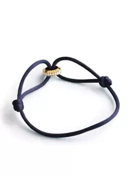 Браслет Eternity Summer из желтого золота с бриллиантами LOEV, коричневый