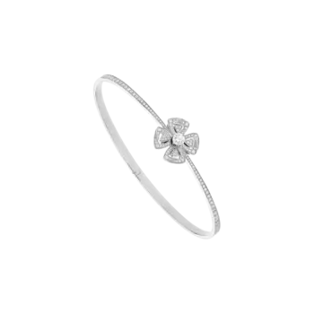 Браслет fiorever из белого золота с бриллиантовым паве br859038 Bulgari