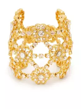 Браслет Flower Cluster Kenneth Jay Lane, золотой