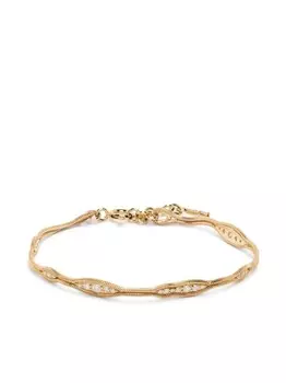 Браслет Fluid из желтого золота с бриллиантами Fernando Jorge, золотой