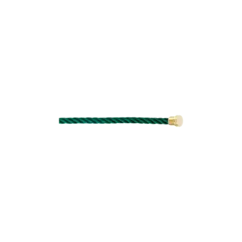 Браслет Fred Force 10 зеленый с желтым золотом