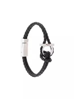 Браслет Gancini Ferragamo, черный
