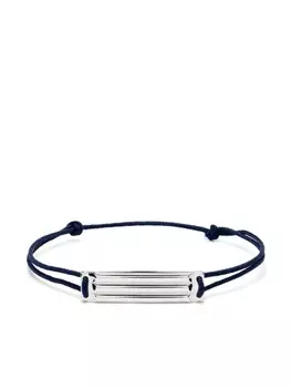 Браслет Gordon из стерлингового серебра 5 г плетеный Le Gramme, серебряный