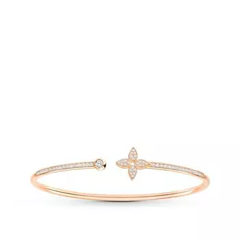 Браслет Idylle Blossom Twist, розовое золото и бриллианты Louis Vuitton, розовый