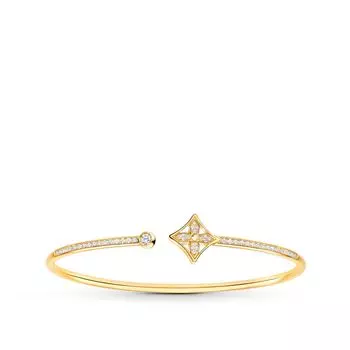 Браслет Idylle Blossom Twist, желтое золото и бриллианты Louis Vuitton, золотой