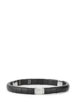 Браслет из белого золота с бриллиантами и керамикой Roberto Demeglio, белый