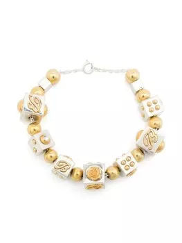 Браслет из бисера Blumarine, золотой