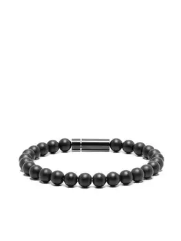 Браслет из керамических бусин Le Gramme, черный