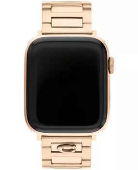 Браслет из розового золота для apple watch 42 мм, 44 мм, 45 мм COACH, мульти