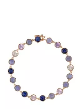 Браслет из розового золота с камнями Irene Neuwirth, розовый