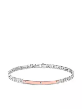 Браслет из стерлингового серебра с заклепками Zancan, розовый