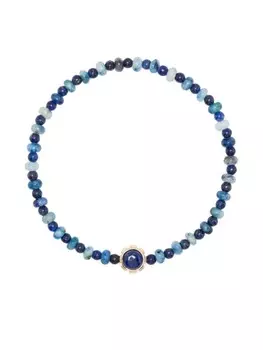 Браслет из желтого золота с камнями LUIS MORAIS, золотой