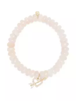 Браслет из желтого золота с морганитом Sydney Evan, нейтральный