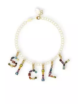 Браслет из желтого золота с жемчугом Dolce & Gabbana, золотой