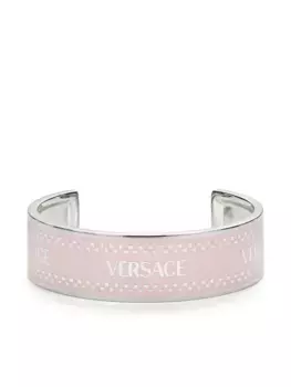 Браслет-кафф 90s Logo VERSACE, серебяный