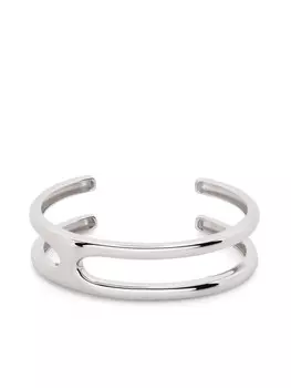 Браслет-кафф Cage из переработанного серебра Tom Wood, серебряный