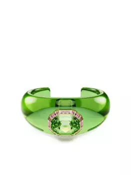 Браслет-кафф Dulcis Swarovski, зеленый