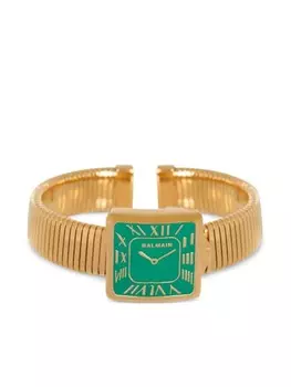 Браслет-кафф fake watch Balmain, золотой