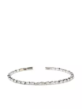 Браслет-кафф Fireworks из белого золота с бриллиантами Suzanne Kalan