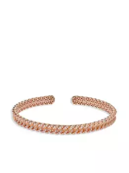 Браслет-кафф из розового золота с бриллиантами Jewels Aficionado, розовый