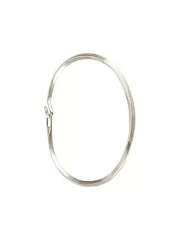 Браслет-кафф на крючке WERKSTATT:MNCHEN, металлик