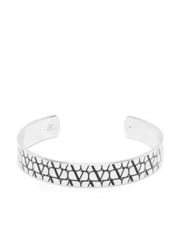 Браслет-кафф с логотипом VLogo Signature VALENTINO GARAVANI, серебяный
