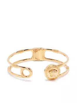 Браслет-кафф Safety-Pin Versace, золотой