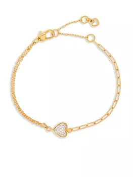 Браслет Кейт Спейд «От всего сердца» Kate Spade, золотой