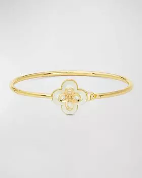 Браслет Kira Clover на петлях Tory Burch, цвет Tory Gold Mother O